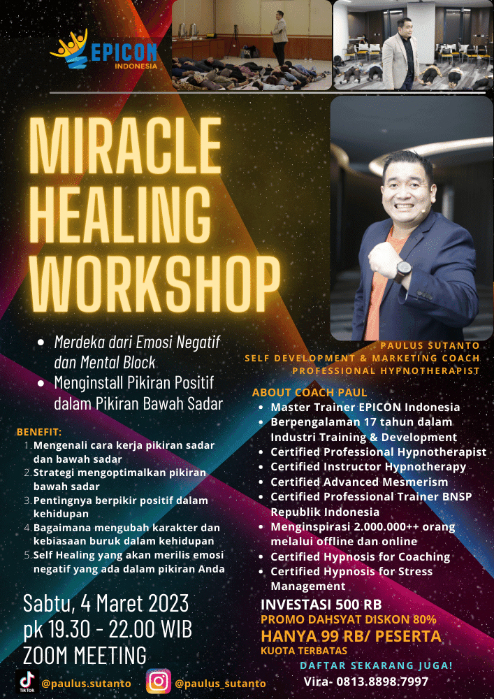 MIRACLE HEALING WORKSHOP